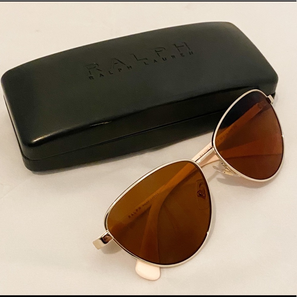Ralph Lauren Pale Gold Sunglasses